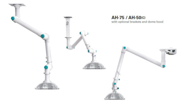 LAB COMPANION CEILING 3 JOINT EXTRACTION ARM HOOD PP (AH-75C)